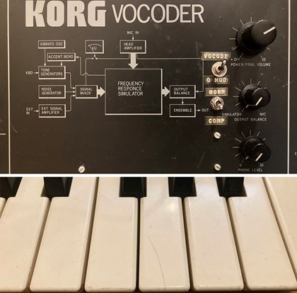 Korg-VC10 Vocoder - mods, needs service